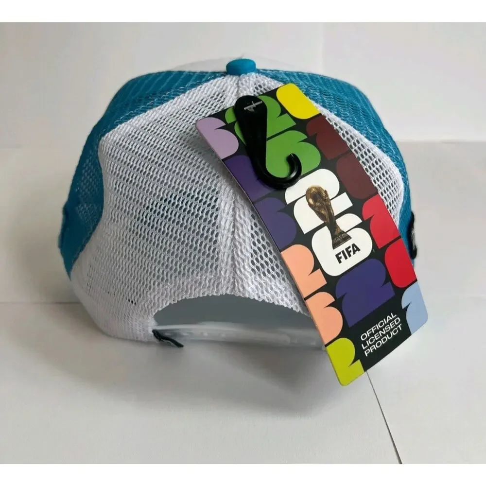 Official FIFA World Cup 2026 Argentina Trucker Hat Snapback Cap NWT Messi Team